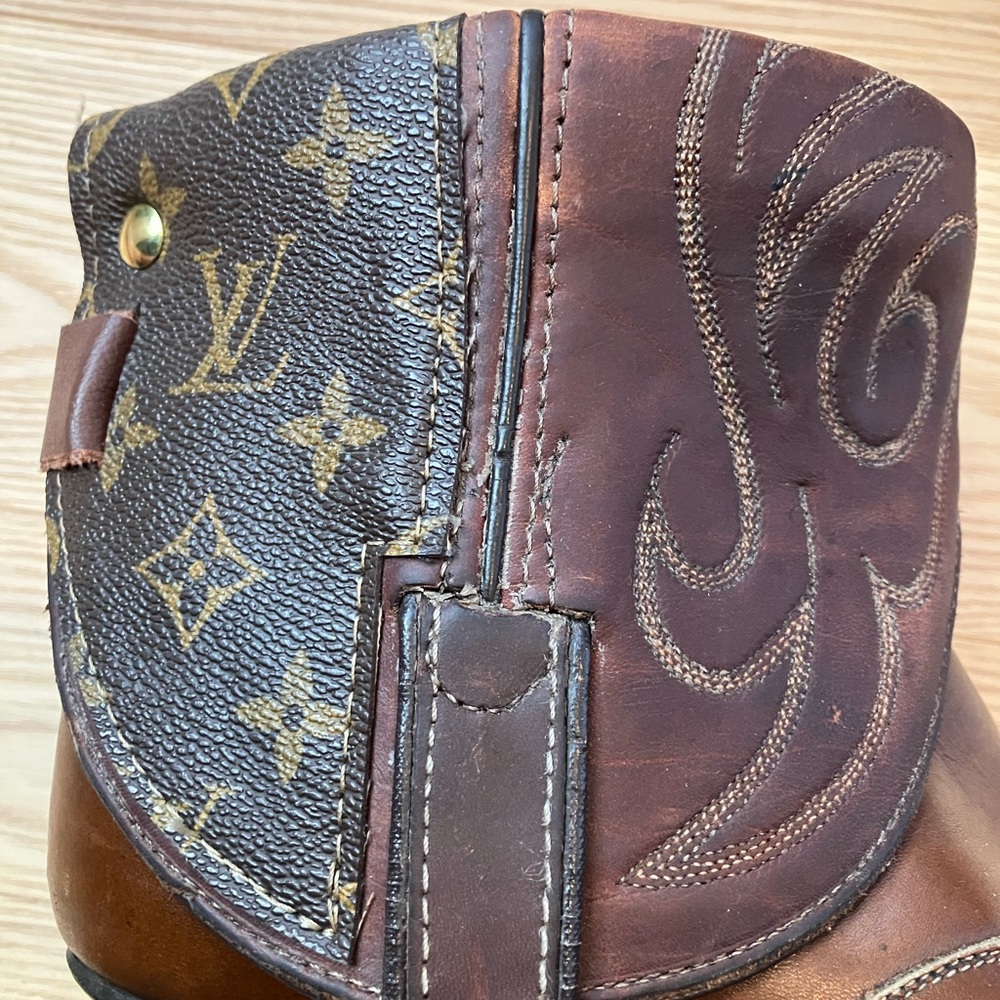 Canty boot with Louis Vuitton trim